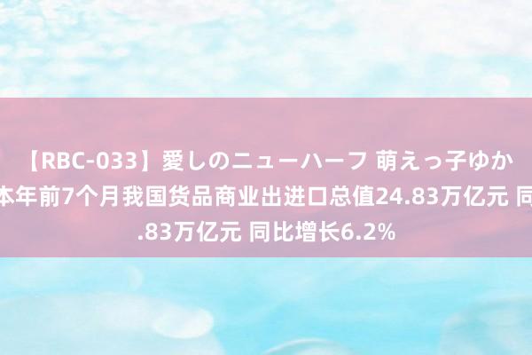 【RBC-033】愛しのニューハーフ 萌えっ子ゆか 海关总署：本年前7个月我国货品商业出进口总值24.83万亿元 同比增长6.2%