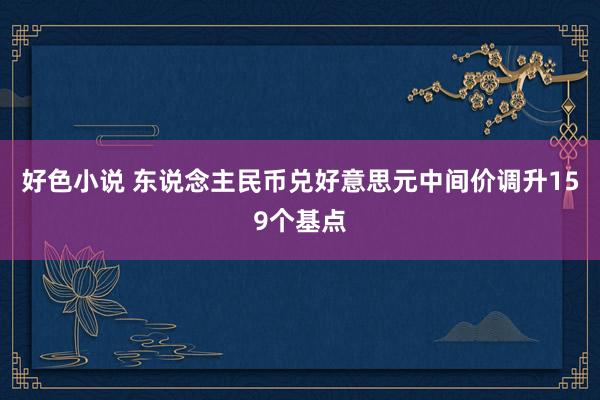 好色小说 东说念主民币兑好意思元中间价调升159个基点